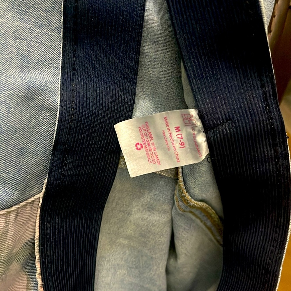 No Boundaries Butterfly Print Juniors Flared Jeans Size Medium (7-9) Pockets - Picture 8 of 8